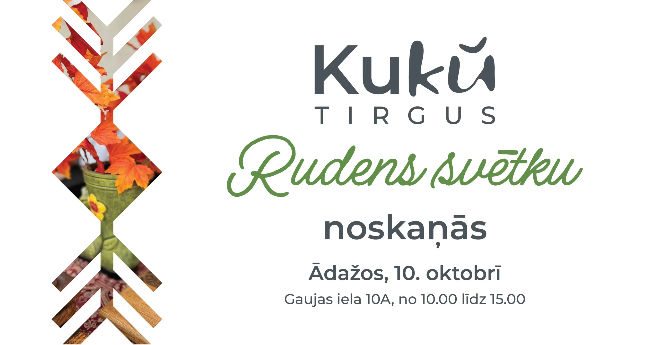 KuKU TIRGUS - Rudens noskaņās
