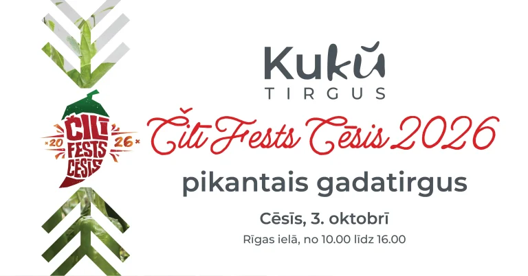 ČilīFest Cēsis - Pikantais gadatirgus 2026